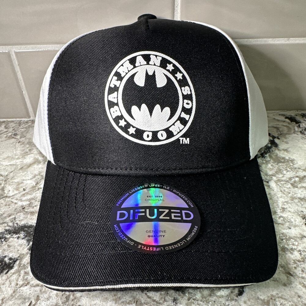 Batman Comics-Snapback Hat-Difuzed-Dark Knight-Gotham-Truckers Hat